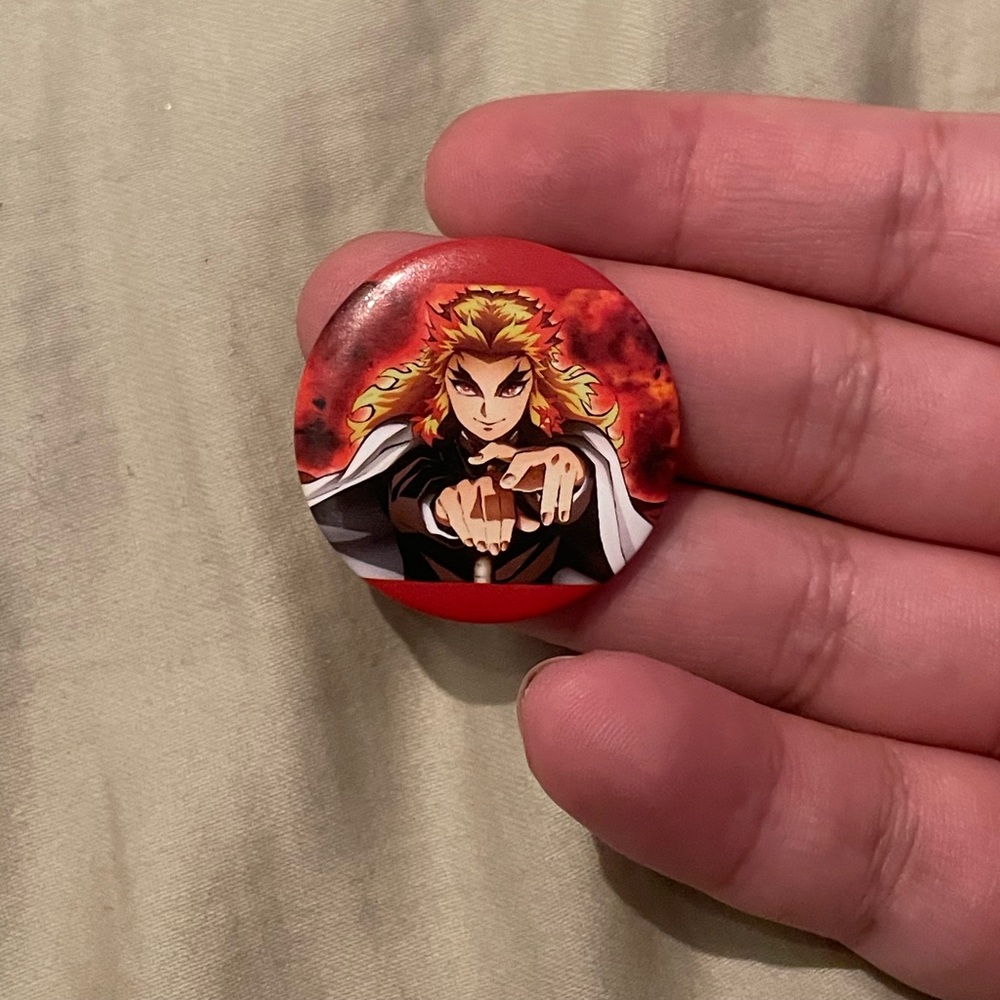 Rengoku Demon Slayer Anime Pin